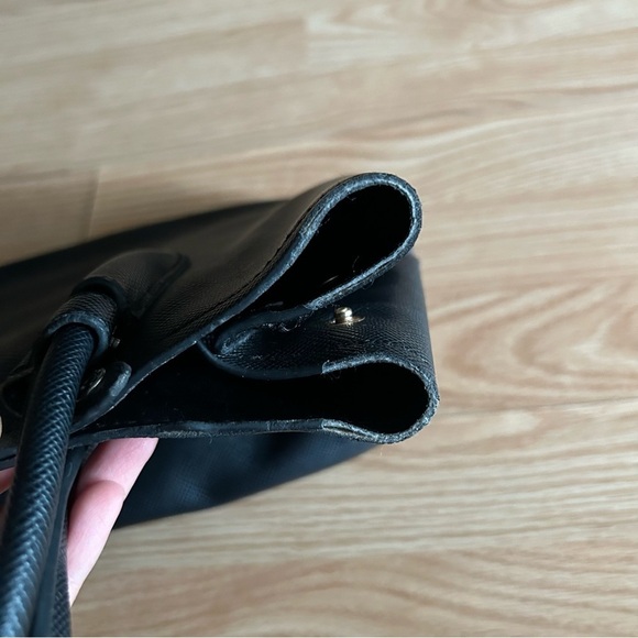 David Jones Paris Black Faux Leather Handbag - Picture 3 of 12